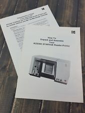 Kodak Starvue Reader Microfiche Viewer Unpack And Assemble Reader Instructions