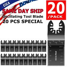 20pcs Oscillating Multi Tool Saw Blades Wood Metal Cut Cutter For Dewalt Fein