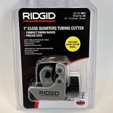 Ridgid 1 Close Quarters Tubing Cutter 14-1-18 Cutting Capacity Silver 40617