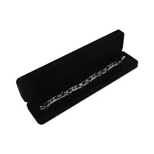High Quality Black Velvet Bracelet Chain Necklace Gift Box Case Jewelry Display