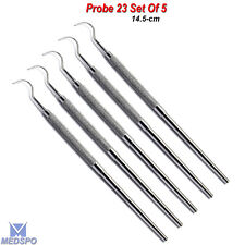 Probe 23 Hook Tartar Remover Dentist Pick Laboratory Periodontal Instruments Ce