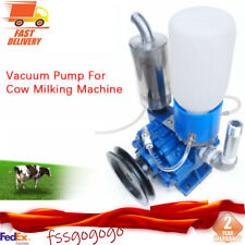 250 Lmin Cow Milking Machine Vacuum Pump For Cow Goat Milker Bucket Tank Barrel