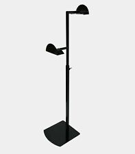 2 Sided Metal Purse Display Stand Adjustable Height Handbag Rack - Black New