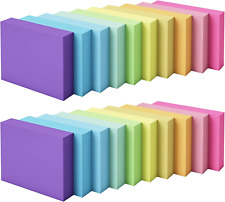 20 Pads Post It Notes 10 Colors 1.5 X 2 Inches Small Post It Notes 100 Sheets