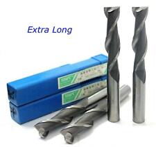 5pcs Extra Long 3mm 2 Flute Hss Aluminium End Mill Cutter Cnc Bit Extended