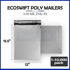 1-10000 12 X 16 Ecoswift Poly Mailers Envelopes Plastic Shipping Bags 2.35 Mil