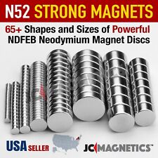Super Strong N52 Rare Earth Round Neodymium Magnet Disc Thin Tiny Small Large