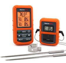 Digital Wireless Remote Meat Thermometer Cooking 2 Probes Oven Bbq Grill Smoker