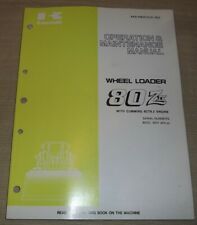Kawasaki 80ziv Wheel Loader Operator Operation Maintenance Manual Book