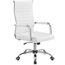Pu Leather Desk Chair Modern Swivel Computer Chair For Conference Office Used