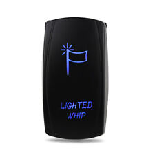 5 Pin Rocker Switch Blue Led Lighted Whip Laser Rocker Switch On-off Led Light