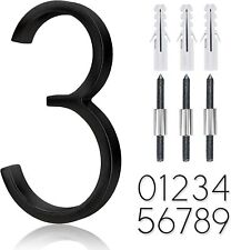 5 Stainless Steel Floating House Number Outside Metal Modern House Numbers