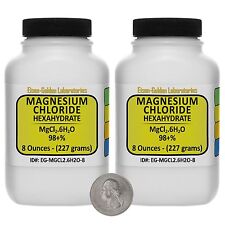 Magnesium Chloride Mgcl2.6h2o 98 Ar Grade Flakes 1 Lb In Two Bottles Usa