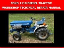 1100 Tractor Workshop Technical Repair Manual Ford 1110 Compact Diesel Tractor