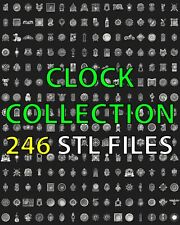 3d Stl Models Collection 246 Stl Clock Files For Cnc Router Laser 3d Printer