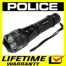 Police Stun Gun 1109 700 Bv Heavy Duty Metal Rechargeable Led Flashlight
