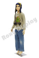Child Plastic Realistic Mannequin Dress Form Display Ps-d1d02free Wig