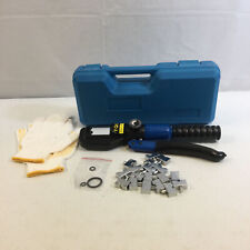 Lichamp Stainless Steel Cable Hydraulic Hand Crimping Swaging Tool W Case Used