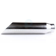 Stainless Steel Exhaust Tip Angle Cut 3 Inlet - 4 Outlet - 18 Long