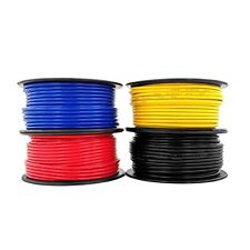 12 Gauge Electrical Wire 4 Pack Color Combo Low Voltage Wiring 100 Feet Per Roll