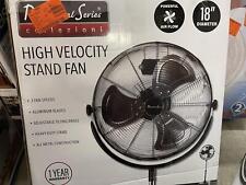Professional Series Ps73718 18 High Velocity Industrial Pedestal Fan Black