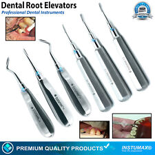 Dental Oral Surgery Root Elevators Kit Coupland Flohr Luxation Elevator Set Of 6