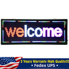 40x15 40x8 Led Sign Indoor Scrolling Message Board 37 Color Programmable