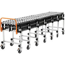62 To 248 Portable Flexible Expandable Conveyor - Steel Skate Wheels - 175
