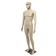 Plastic Male Dummy Mannequin Manikin Dress Form Display Clothing Shoot Full Body