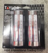 1 Pack 2 Piethermometer Taylor 5257918 Classic Freezer Refrigerator Thermometer