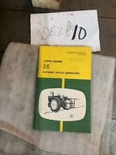 John Deere 25 3-point Hitch Sprayer Owners Operators Manual Om-b25280 Nos