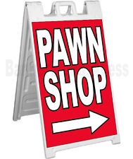 Signicade A-frame Sign Sidewalk Pavement Banner Street Sign - Pawn Shop Rb