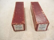 Starrett No. 190 Little Giant Case-hardened Jack Screws Red Boxes -- Set Of 2