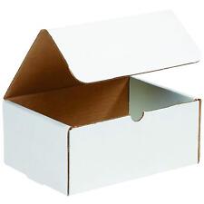 8 X 4 X 3 White Corrugated Shipping Mailers Packing Box Boxes 50 100 To 500