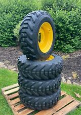 4-new 10-16.5 Hd Skid Steer Tireswheelsrims For New Holland More - 12ply