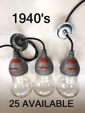 1 40s Crouse Hinds Vdb3 Globe Industrial Explosion Proof Corded Pendant Light
