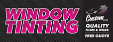 Window Tinting Banner - Window Tint Shop Flag - Custom Auto Glass Outdoor Sign