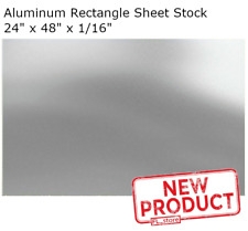 Aluminum Rectangle Sheet Stock 24 X 48 X 116 3003 Alloy Mill Finish Plate