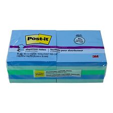 10 Pads Post-it Pop-up Dispenser Notes 3 X 3 Oasis Collection 90 Sheetspad