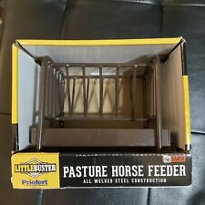 116 Little Buster Toys Brown Priefert Pasture Horse Hay And Grain Feeder 200836