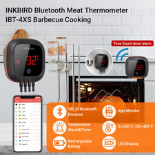 Inkbird Digital Thermometer Bluetooth Meat Smoker Thermometer Probe Bbq Wireless