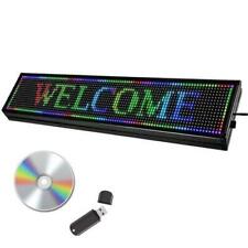Led Sign 39.4 X 7.5 Inches Indoor Scrolling Message Board 7 Color Programmable