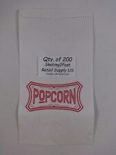 200 Qty. 1.5 Oz Popcorn Paper Snack Sacks Bags Concession Supplies 5.5 X 9.5