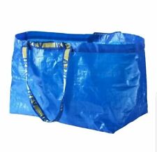 Ikea Frakta Large Reusable Shopping Laundry Travel Bag Recycle Quick Ship