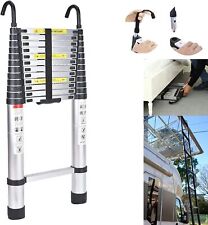 Telescoping Ladder Folding Extension Collapsible Ladders Quality Aluminum Hook