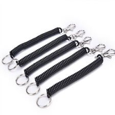 Spiral Retractable Spring Coil Keychain Anti-lost Stretch Cord Rope Key Lanyard