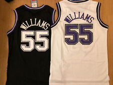 55 Jason Williams Sacramento Vintage Kings Mens Jersey Whiteblack