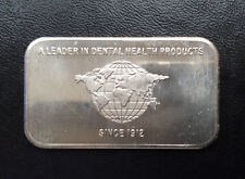 1985 Jelenko Dental Alloys Jdh-1 Commercial Silver Art Bar D9851