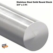 Stainless Steel Solid Round Stock 34 X 3 Ft 304 Unpolished Rod 36 Length