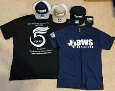 Bws Inspection Oil Field Clothing Package 3 Hats 2 Shirts Xl M 2 Koozies